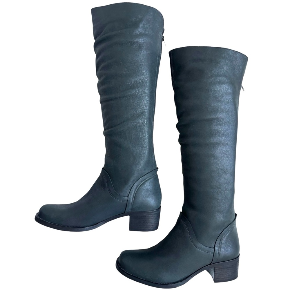 Matisse Lonestar Knee High Leather Riding Boots Black Size 7.5